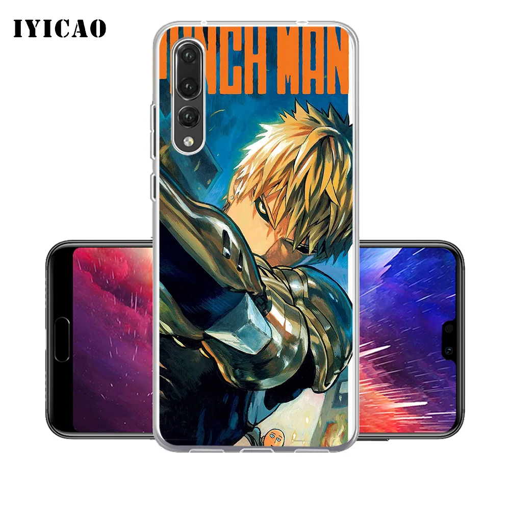 IYICAO One Punch Man Saitama Мягкий силиконовый чехол для телефона Huawei P30 P20 Pro P10 P9 P8 Lite P Smart TPU |
