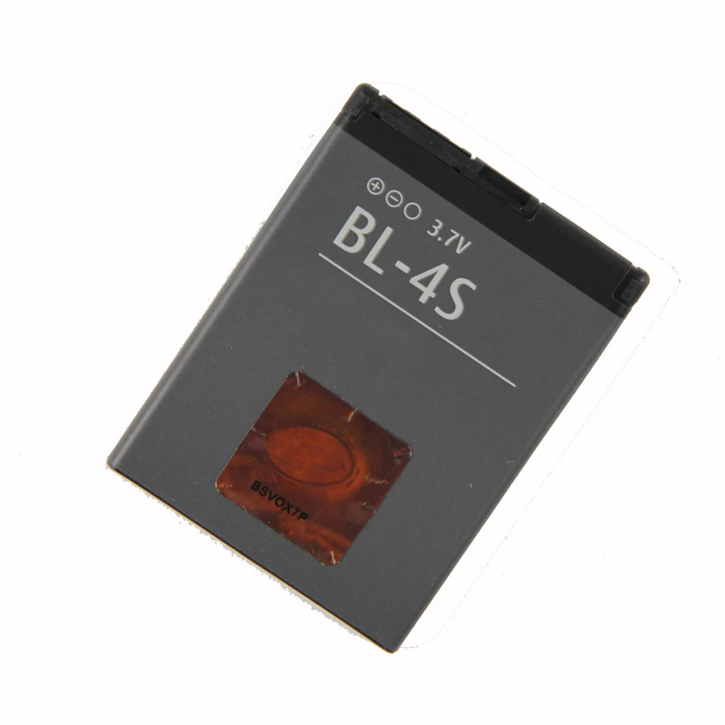 Оригинальный BL-4S аккумулятор телефона для Nokia 2680 слайд 3600 слайд 3710 раза 7020 7100 Supernova 7610 Supernova 860 мА-ч