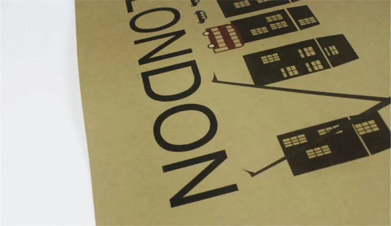 Винтажный креативный плакат для кафе бара Лондона Нью-Йорка Города Парижа