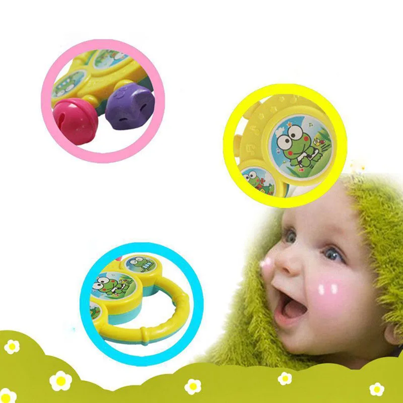 2pcs Baby toys 0-12 months Cartoon Infant Baby Shake Bell Rattles Newborn Toys Hand Toy Gifts for Children Droshipping