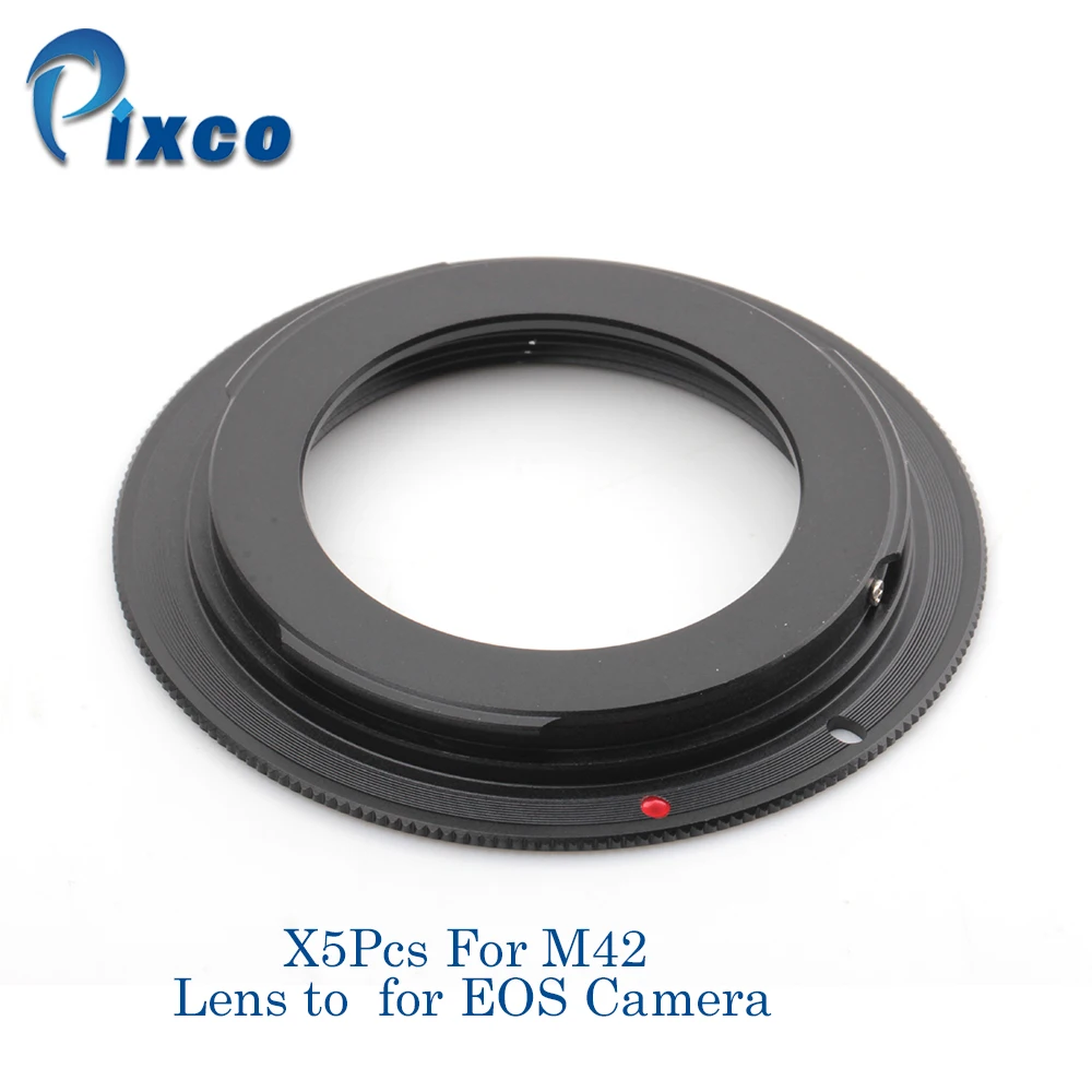 Адаптер для объектива Pixco 5 шт. камеры Canon EOS M42 черный|lens adapter|adapter lenspixco adapter |