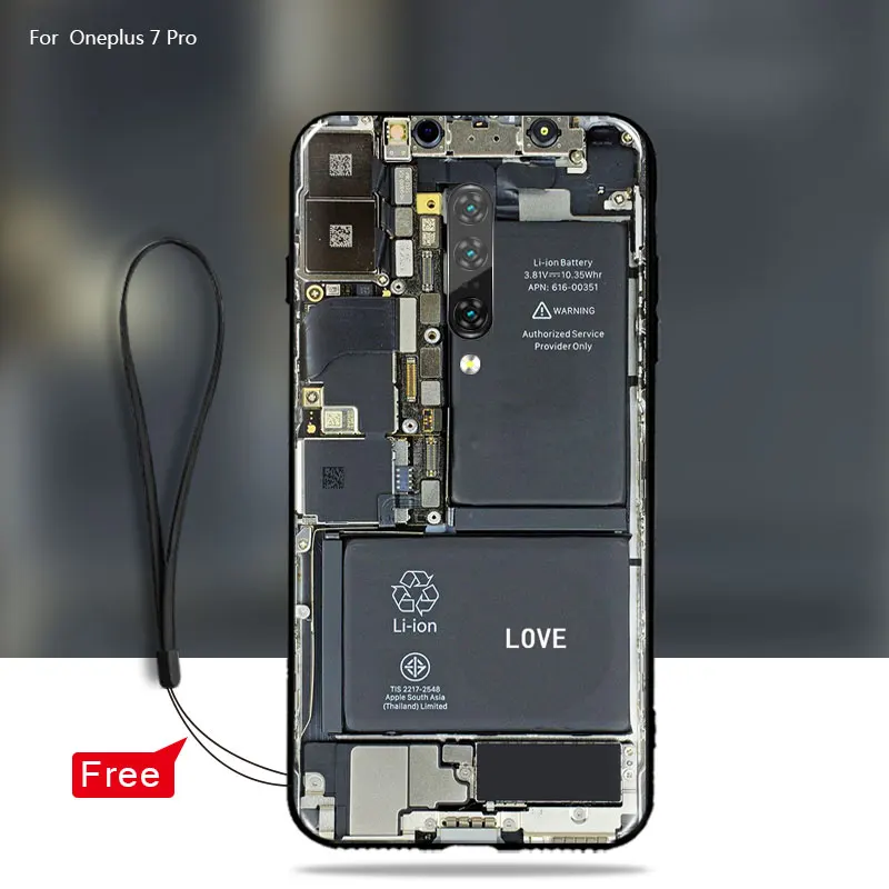 Чехол для Oneplus 7 pro 7pro чехол Ретро камеры кассеты с рисунком силиконовый мягкий из