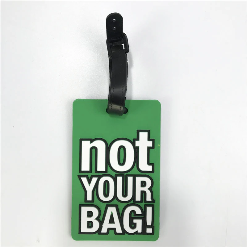 Оригинальные аксессуары для путешествий с надписью Not Your Bag бирки багажа модные