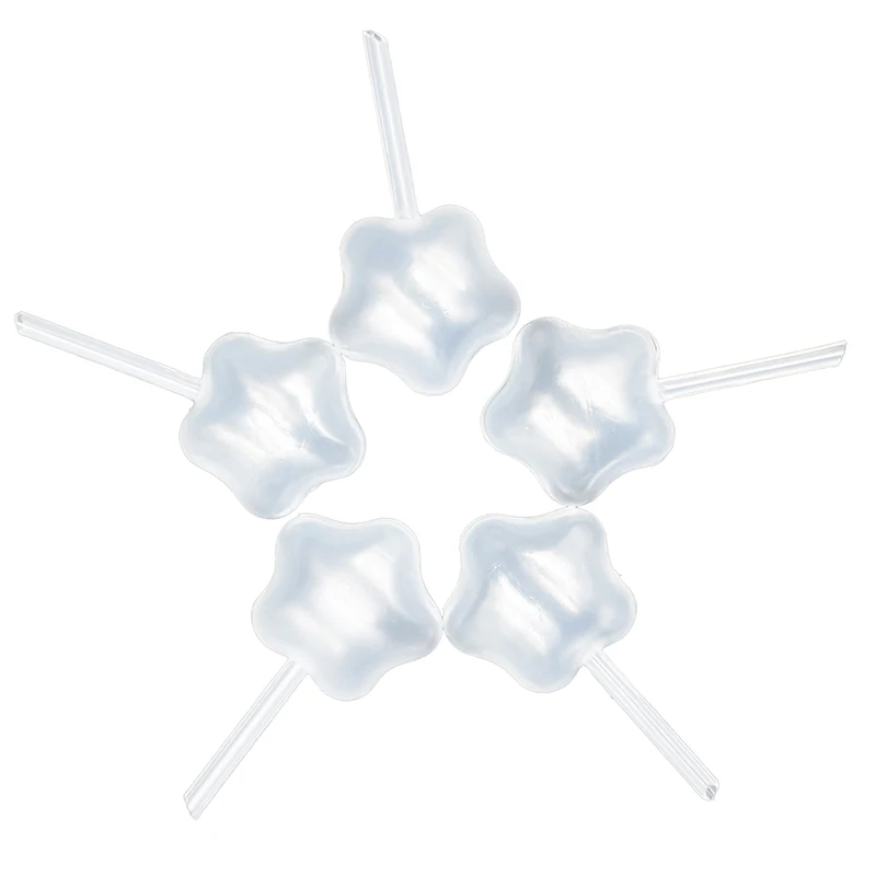 EKIND 100/200 Pcs 4ML Jelly Milkshake Cake Droppers Disposable Dropper Straw Cupcake Mousse Macaron Baking Tools | Дом и сад