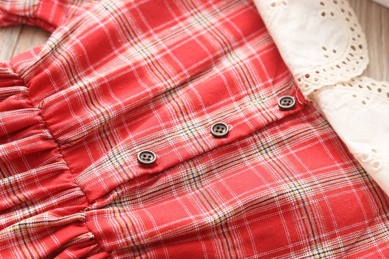 Детское кружевное платье на возраст 5 лет хлопковое в клетку | Детская одежда и