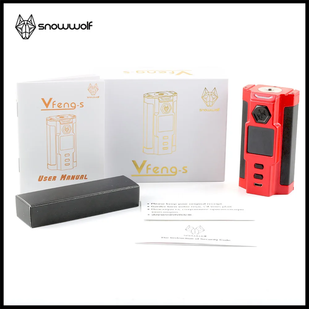 Электронная сигарета SnowWolf vfeng s 230 Вт поле mod создано Двойной 18650 Батареи