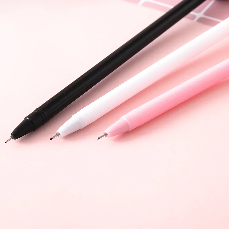 

40pcs Gel Pen Kawaii Cat Footprint 0.5mm Stationery Black Ink Pen Office Material School Supplies Escolar Papelaria Girl Gifts