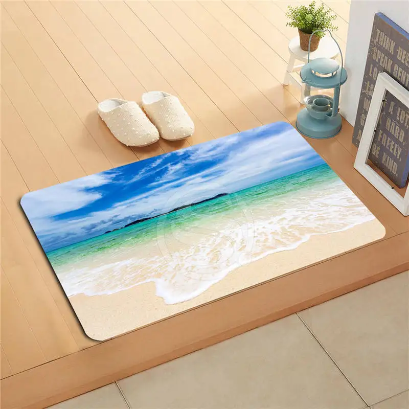 W620 #33 Пользовательские Красивый закат в ночь Коврик Домашнего Декора Двери