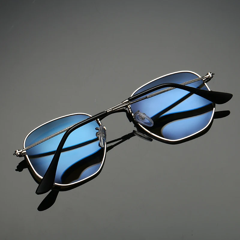 

TOYEARN Vintage Luxury Brand Fashion Polarized Hexagon Sunglasses Women Men Mirror Shades Male Sun Glasses For Female UV400