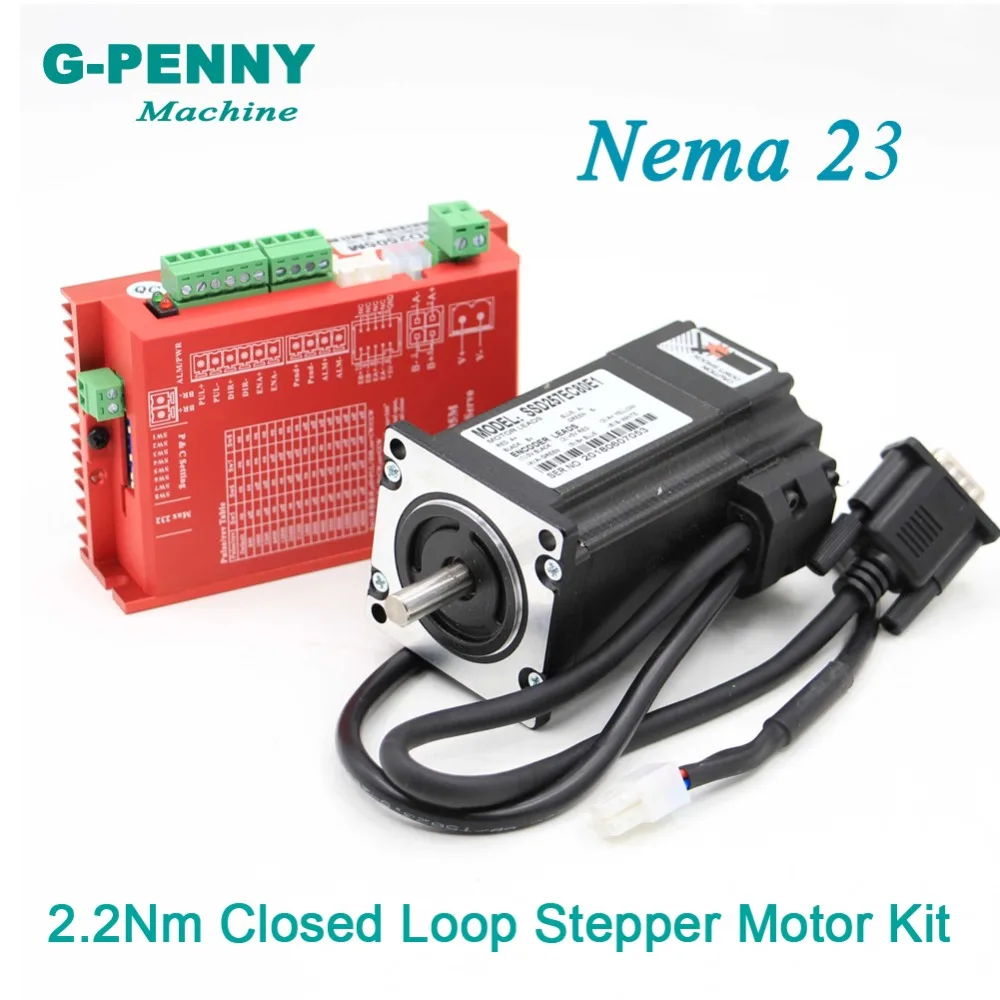 Фотоэлемент шагового двигателя с замкнутым контуром Nema23 2 0 Н. М 4 провода унций