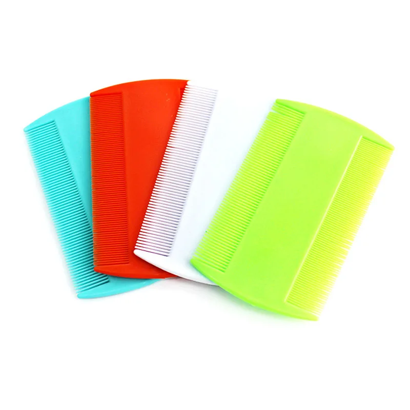 

2pcs Portable Narrow Tooth Comb Nit Lice Flea Flat Brush Cootie Delousing Rid Head Fleas Lice Anoplura Dandruff Beauty Combs