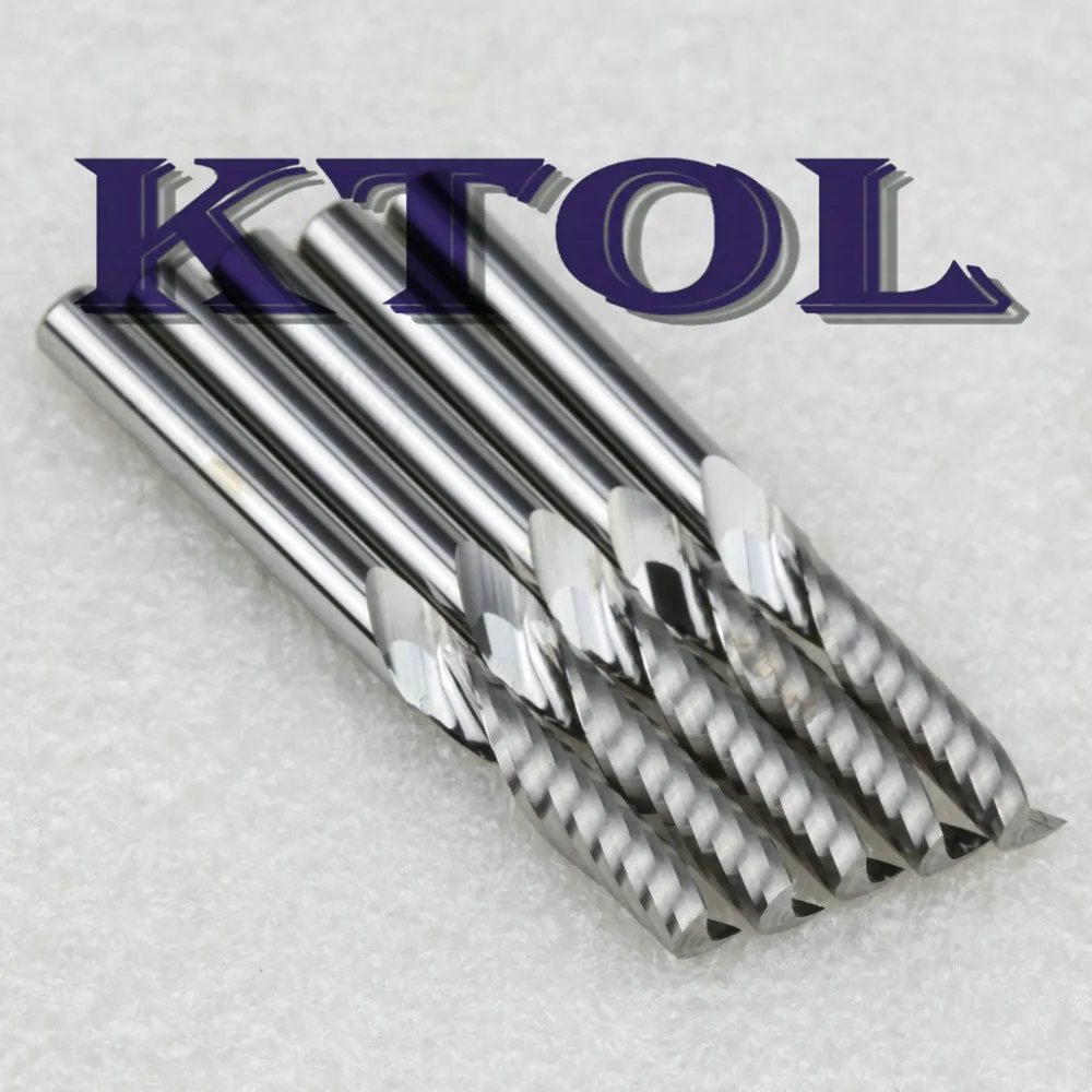 Горячая Распродажа фрезерные Фрезы с ЧПУ для дерева акрила 10 шт. 4*17 мм