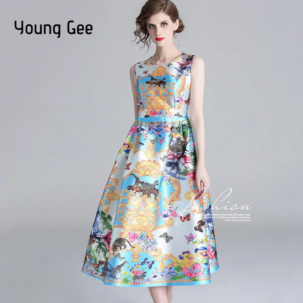Young Gee 2019 летнее платье для офиса повседневные вечерние обтягивающие с круглым