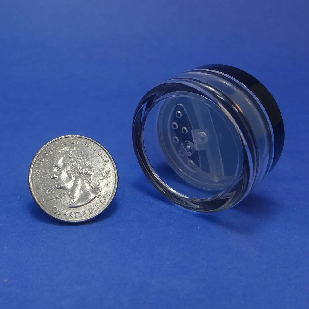 5 шт. дорожный просеиватель свободного порошка пластиковая банка с Вращающийся и