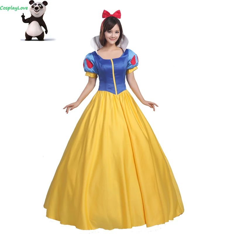 CosplayLove сделанное на заказ Белоснежное платье принцессы косплей костюм для