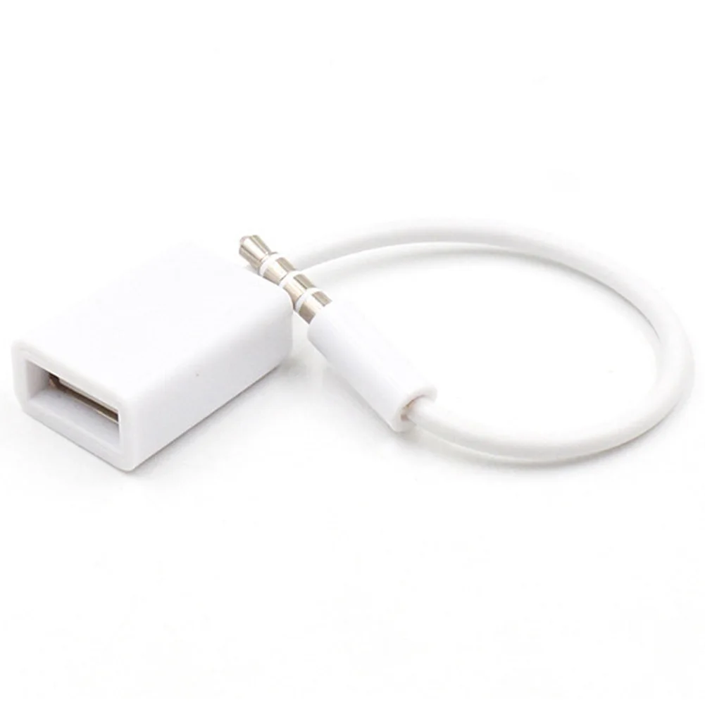 USB 2 0 адаптер 3 5 мм разъем для мужчин и женщин аудио автомобильный конвертер Aux
