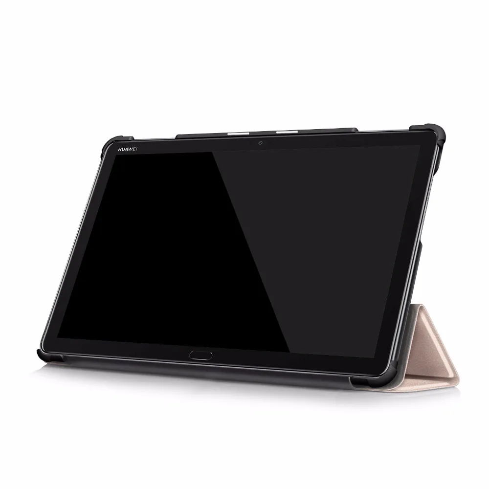 Кожаный чехол Magneti Smart Sleep Awake для Huawei MediaPad M5 Lite 10 1 &quotBAH2-W09 BAH2-L09 BAH2-W19 | Компьютеры и