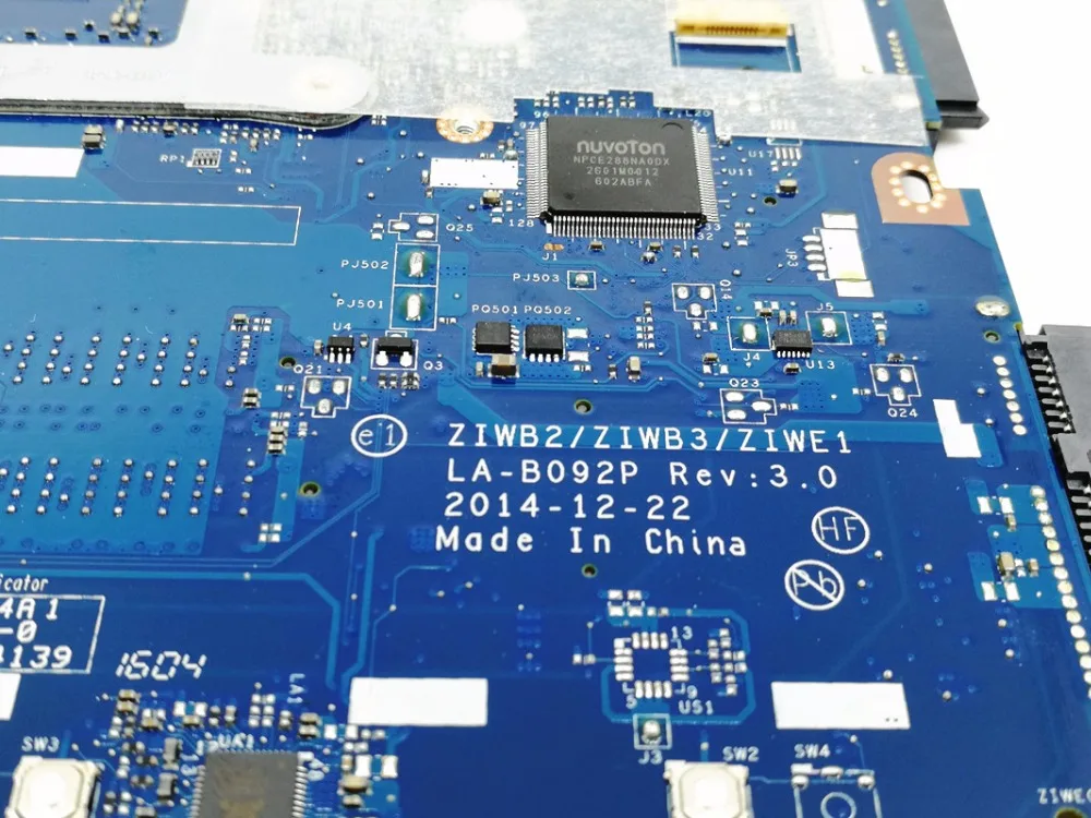 5B20H41722 материнская плата для ноутбука lenovo B40-80 с процессором SR215 3205 ZIWB2 ZIWB3 ZIWE1 LA-B092P тест основной платы ОК
