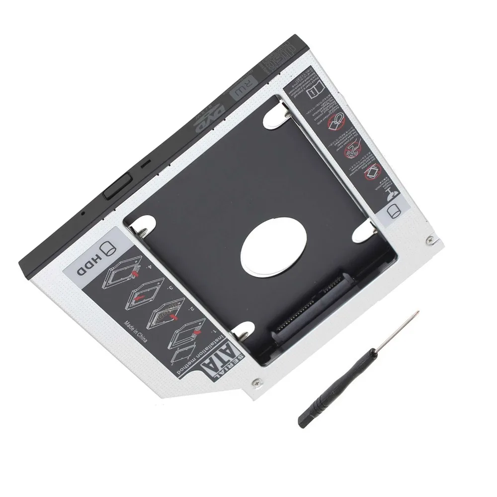 9.5 мм Универсальный Serial ATA 2nd диск SSD жесткий Caddy залив адаптер для Lenovo ThinkPad T440P T540