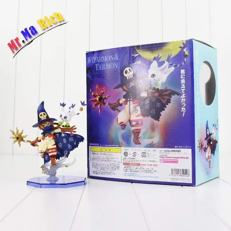 14 см Wizarmon Хвостовая фигурка игрушка Приключения Дигимонов аниме Modello кукла Per I