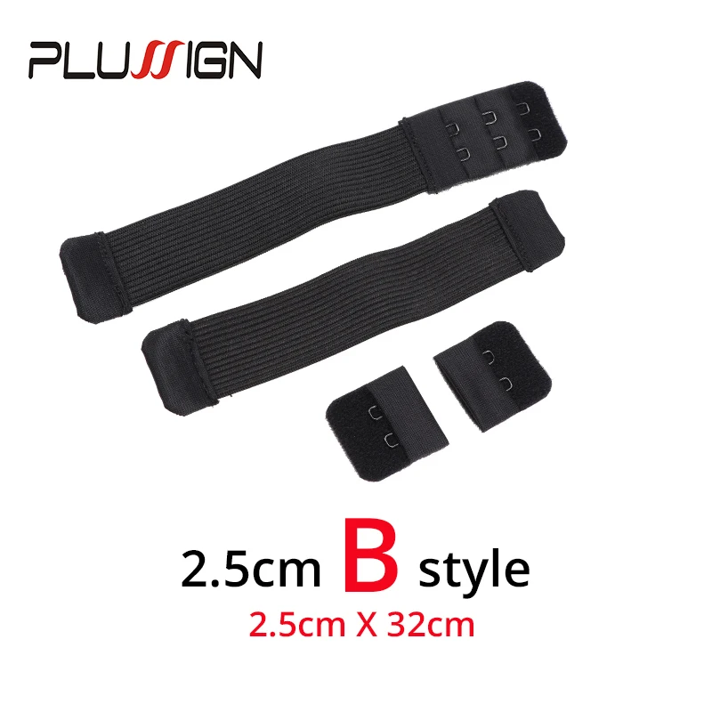 2.5cm Style B 1Lot Черные парики регулируемая эластичная лента A/B стиль эластичный парик полосы для изготовления париков Высокое качество парик делая набор оптом - Цвет: 2.5cm Style B 1Lot