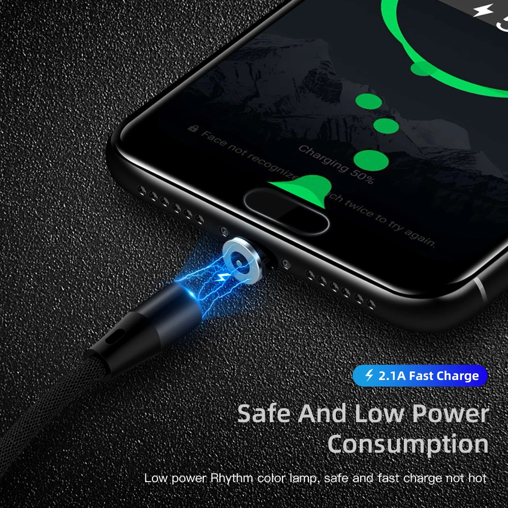 Магнитный usb-кабель для зарядки 1,2 м кабель для быстрой зарядки Micro usb кабель мобильного телефона кабель USB type C Магнитный зарядный кабель для передачи данных