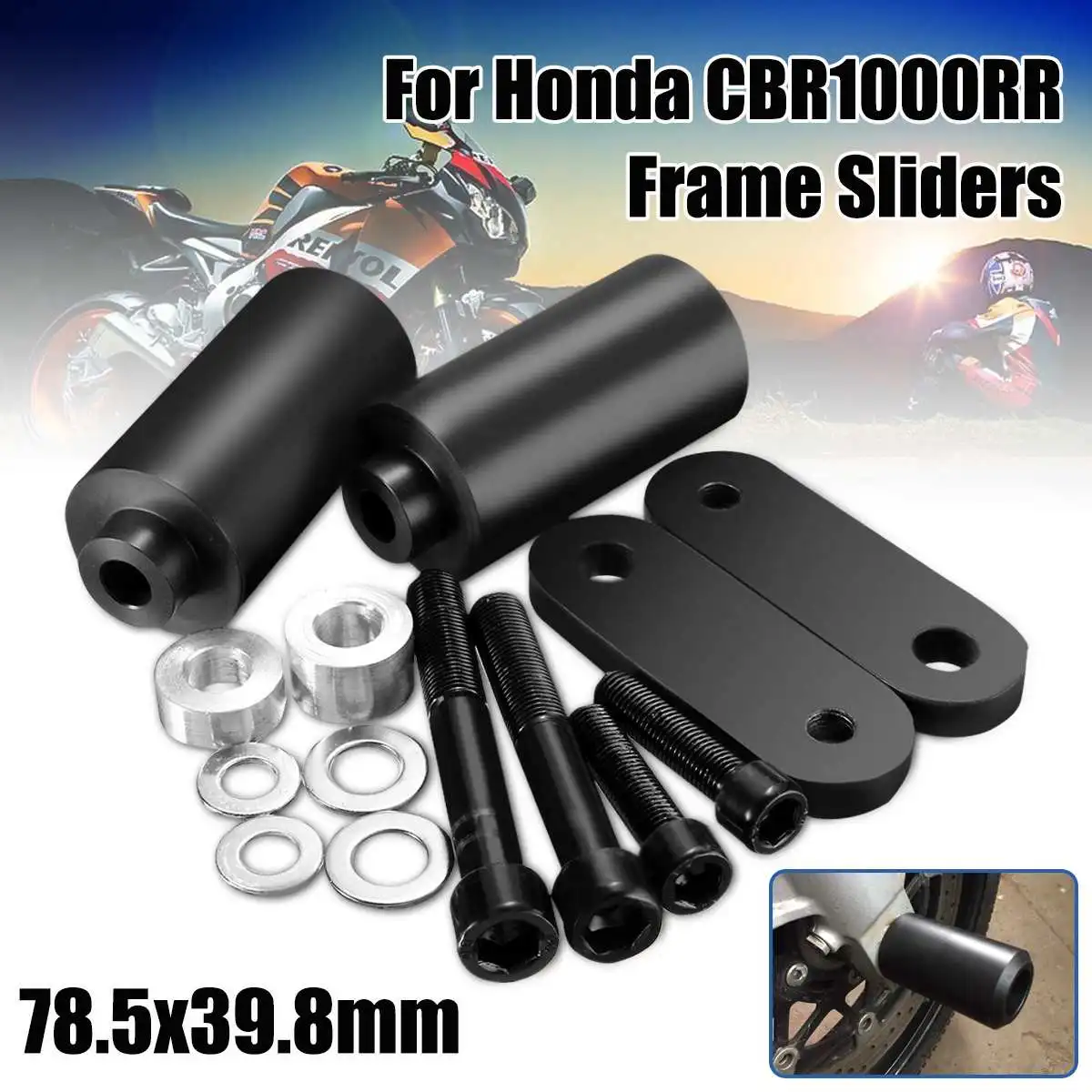 Мотоциклетные рамки ползунки протектор для Honda CBR1000RR CBR1000 2004 2005 CBR1000 CBR 1000 RR 1000RR противоаварийная панель падения