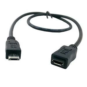 

CYSM 50cm Micro USB 2.0 Type 5pin Male to Micro USB Female Tablet Extension Cable
