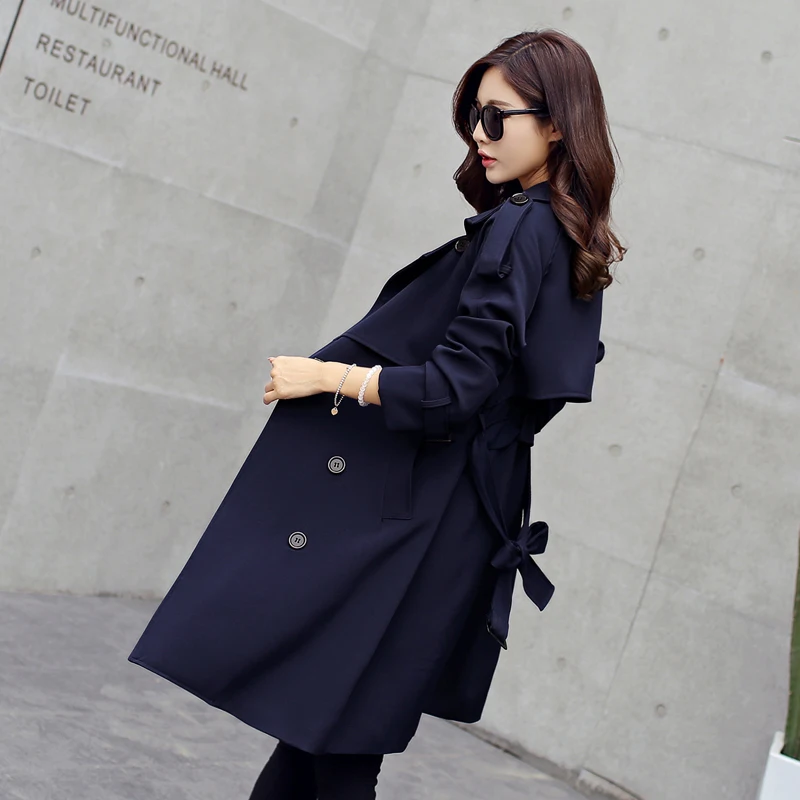 Модное осеннее и весеннее тонкое длинное пальто 2017|coat spring|new spring autumnlong coat autumn |