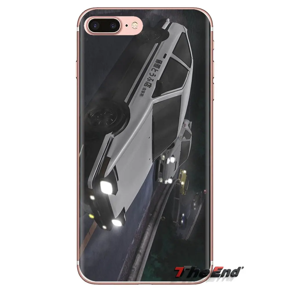 Оригинальный D AE86 Trueno Janpan для Samsung Galaxy S3 S4 S5 Mini S6 S7 Edge S8 S9 S10 Plus Note 3 4 5 8 9 прозрачный