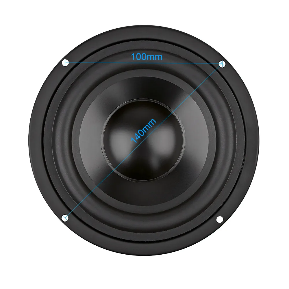 AIYIMA 1Pcs 5.25 Inch Subwoofer Speaker 4 8 Ohm 50W Sound Audio Home Theater Loudspeaker DIY Modification |