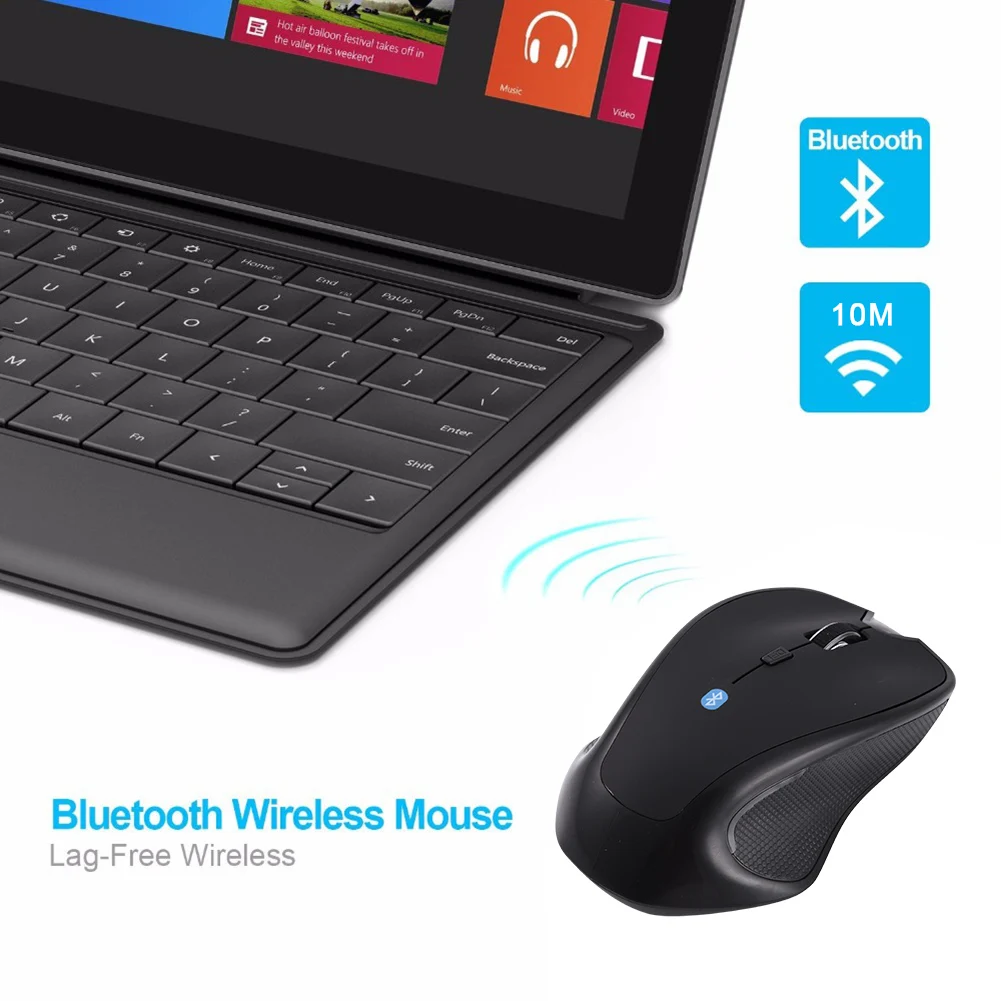 Новая Bluetooth Беспроводная мышь Bluetooth 3,0 для ноутбука планшета