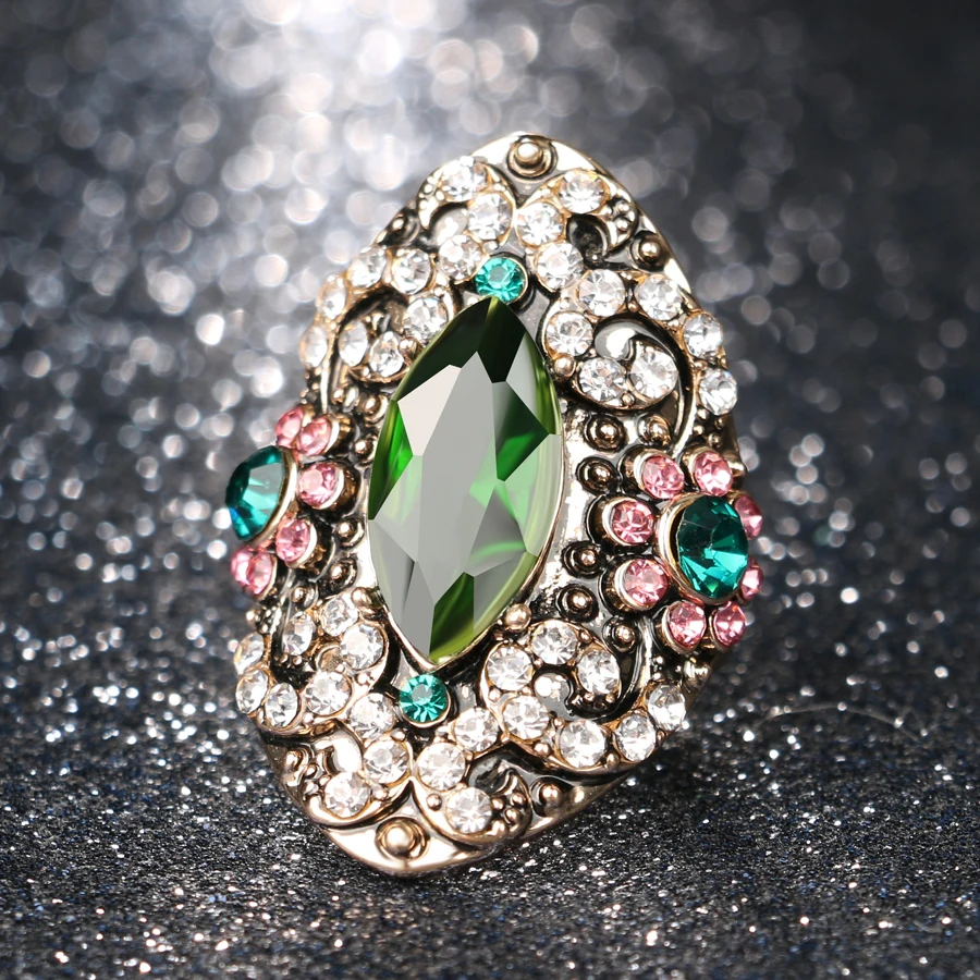 Kinel 2017 новые модные богемные кольца для женщин цветное золото винтажное