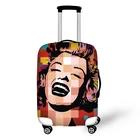 Красивые Дизайнерские Аксессуары для путешествий для девушек, Защитные чехлы для костюмов, эластичный Чехол для багажа 18-30 дюймов, пылезащитный чехол, эластичный чехол