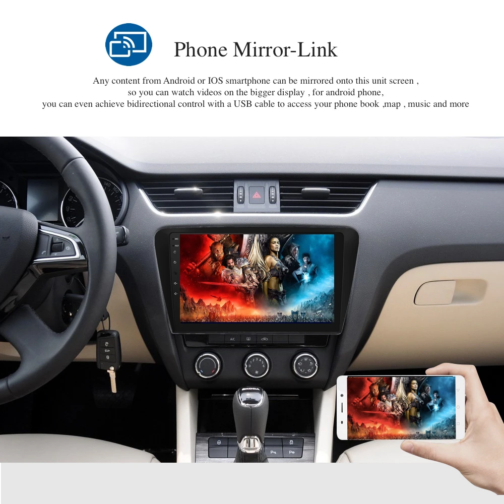 Android 9,0 автомобильный радиоприемник 2 Din gps Navi для Skoda Octavia 3 PX6 DSP ips HDMI 4 Гб+ 64 Гб RDS wifi USB AUX Карта