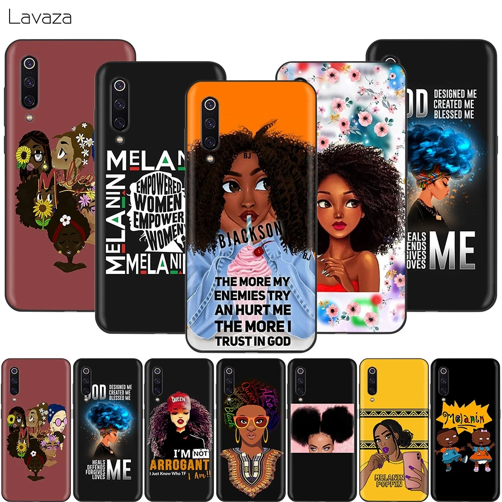 Lavaza Черный Девушка волшебный меланин поппин чехол для Xiaomi Redmi Note 8 8A 7 6 6A 5 5A 4 4X 4A Go Pro