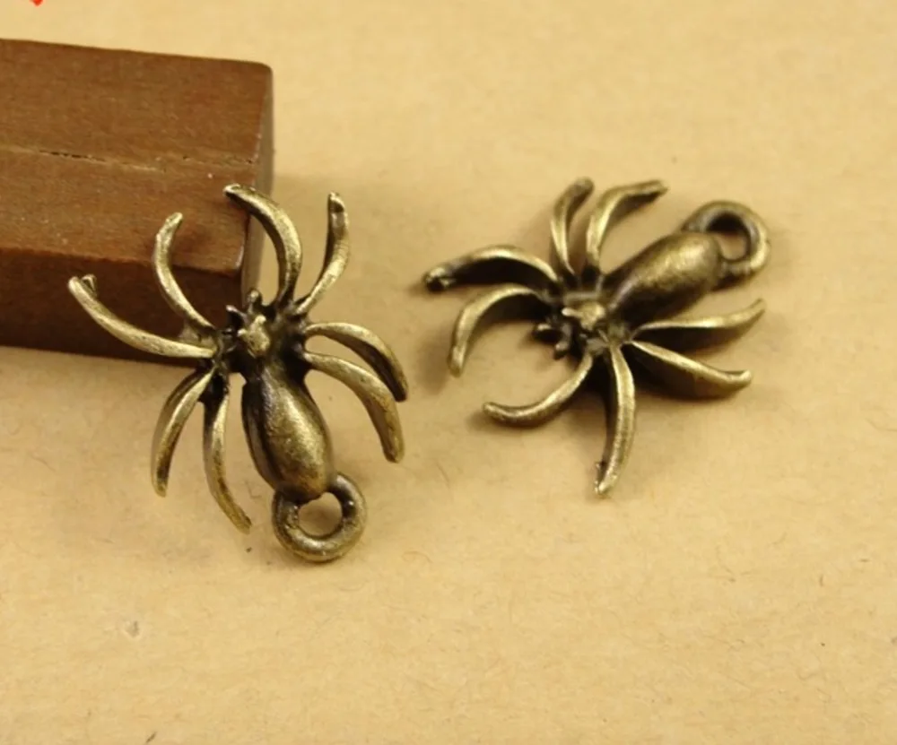 

Halloween scrapbook supplies-embellishments-spider shape charms for scrapbooking-spider charms