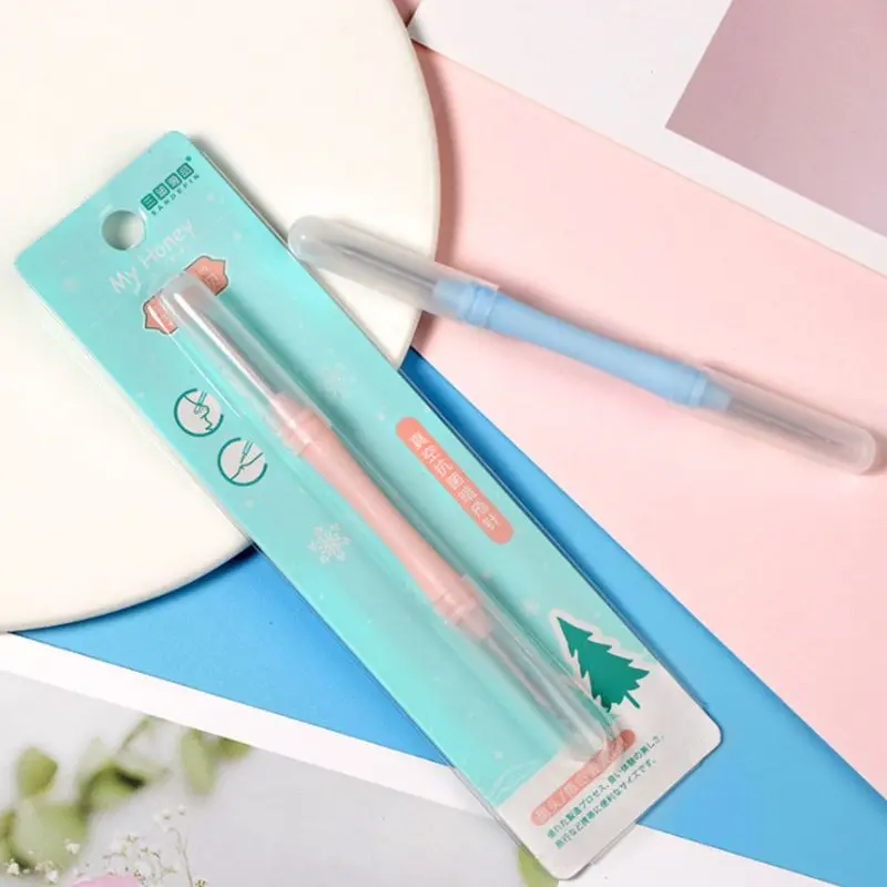 

2 In 1 Stainless Steel Looped Double-End Blackhead Remover Needle Acne Tweezer Comedo Pimple Extractor Makeup Tool With Cover