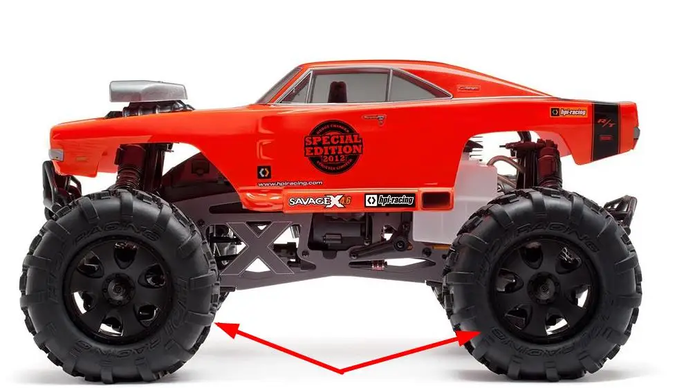 2 шт. колеса для грузовиков HPI SAVAGE 4 6 SS Flux XL E-MAXX 1/8 MT Nanda Hobao HSP Redcat Hrax | Игрушки и хобби