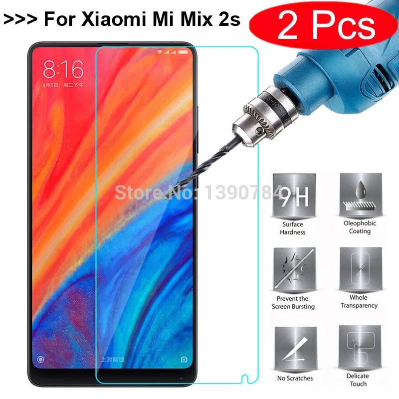 2 шт. 2.5D закаленное Стекло для Xiaomi mi 8 SE x S 6X A2 Lite Экран протектор спортивной камеры