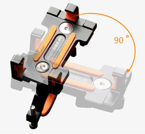 LEADBIKE LD32 Регулируемый Противоскользящий велосипедный держатель для телефона Алюминиевый сплав велосипедный руль зажим подставка для телефона кронштейн для езды - Цвет: As the picture