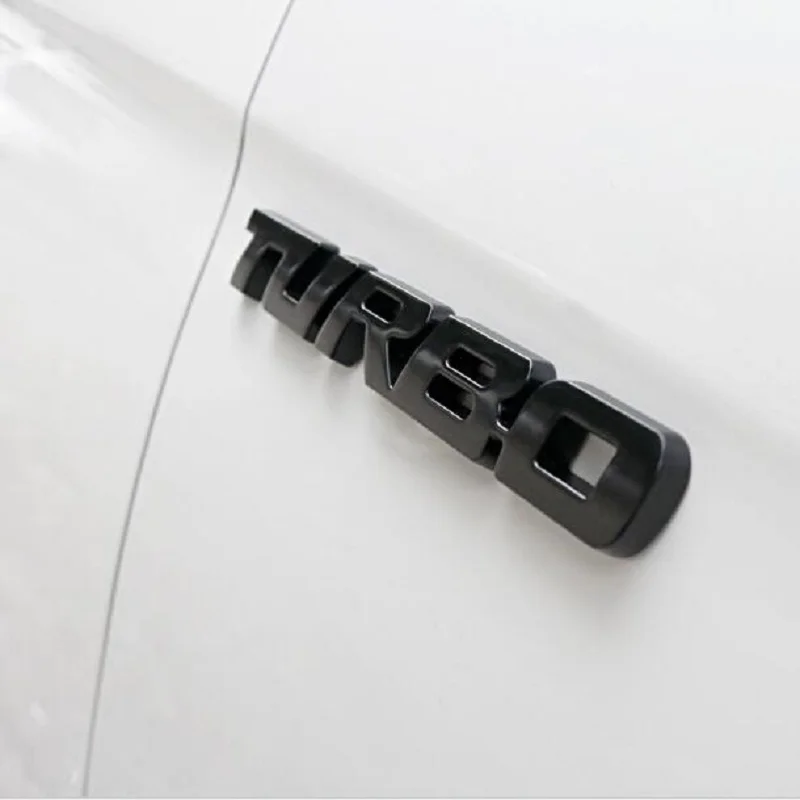 3D Металлическая Эмблема Turbo знак универсальный для украшения автомобиля, мотоцикла Наклейка Стикеры