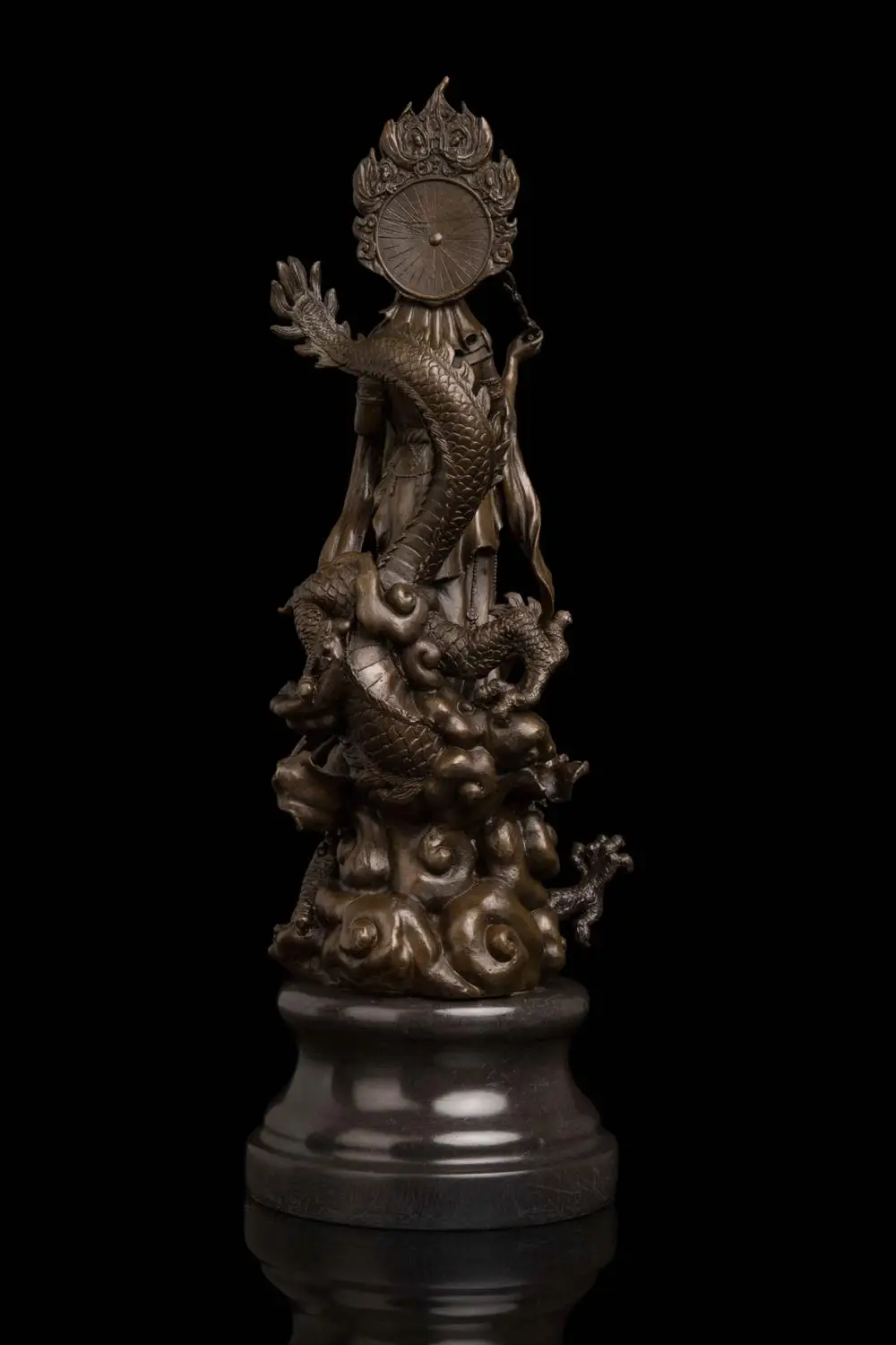 

head Arts copper Crafts Bronze handicraf Avalokiteshvara Beauty figure sculpture statue Buddha statue FX-001 Desktop decoration