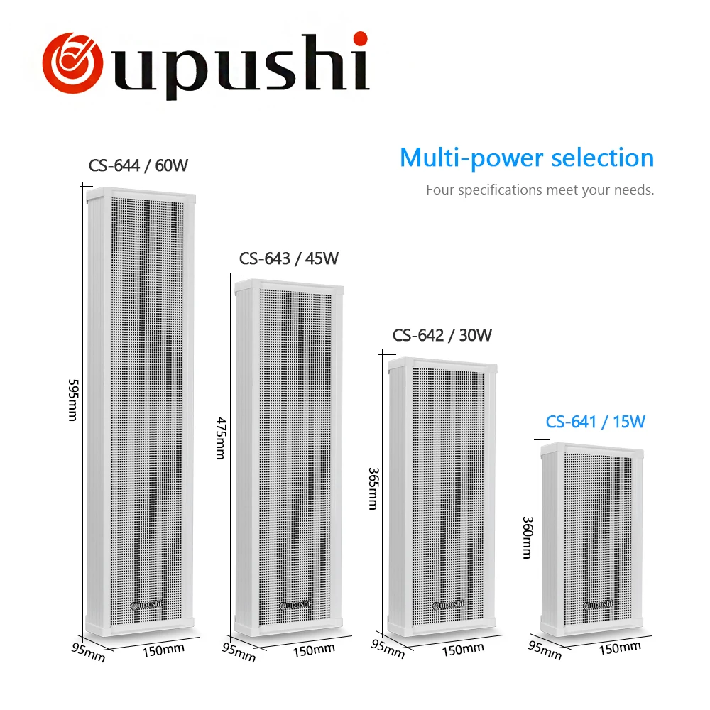 Oupushi CS 641 15 30 Вт недорогой водонепроницаемый динамик колонки система