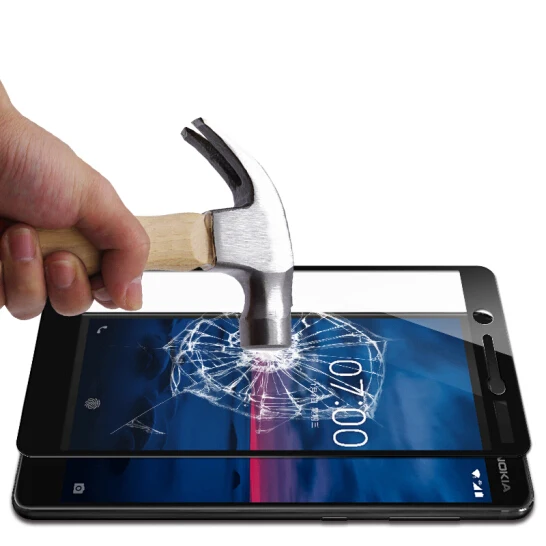 3D полное покрытие закаленное стекло для Nokia 2 3 5 6 7 8 протектор экрана | Мобильные