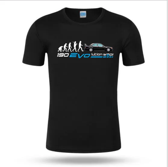 2019 Hot Sale New Men'S T Shirt Germany Classic Legend Car W201 EVO II DTM for 190 Fan T-SHIRT S-XXL T-Shirt | Мужская одежда