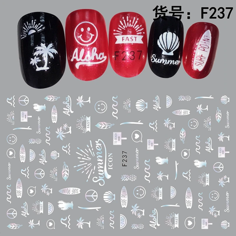 5 листов тонкий клей украшения для ногтей наклейки акриловые маникюра красота