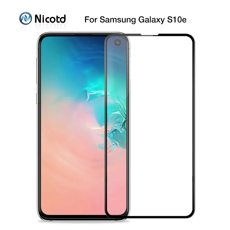 Стекло защитное закаленное Nicotd для Samsung Galaxy S10e J4 Plus J6 J8 A6 A8 A7 2018 M20 M30 A30 A50|Защитные