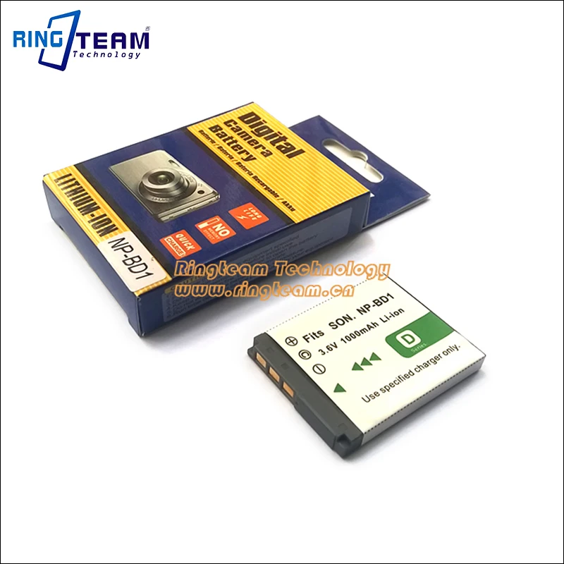 10 шт. перезаряжаемая NP BD1 NPBD1 NP-BD1 батарея для камеры Sony Cybershot DSC G3 T2 T70 T75 T77 T200 T300 T500 T700