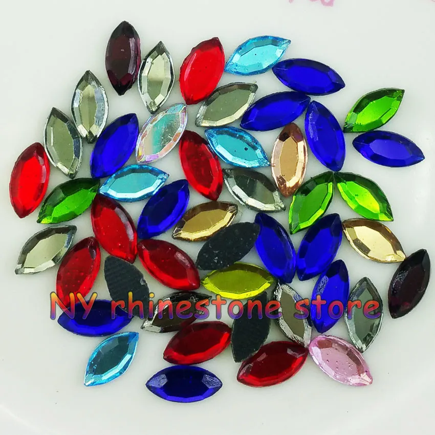 Стразы сделай сам Горячая фиксация 100 шт./пакет 3 5 мм * 7 смешанные цвета